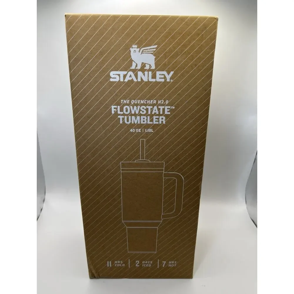 Stanley Quencher H2.0 FlowState 40 oz Tumbler Fuchsia Handle Straw NEW IN BOX